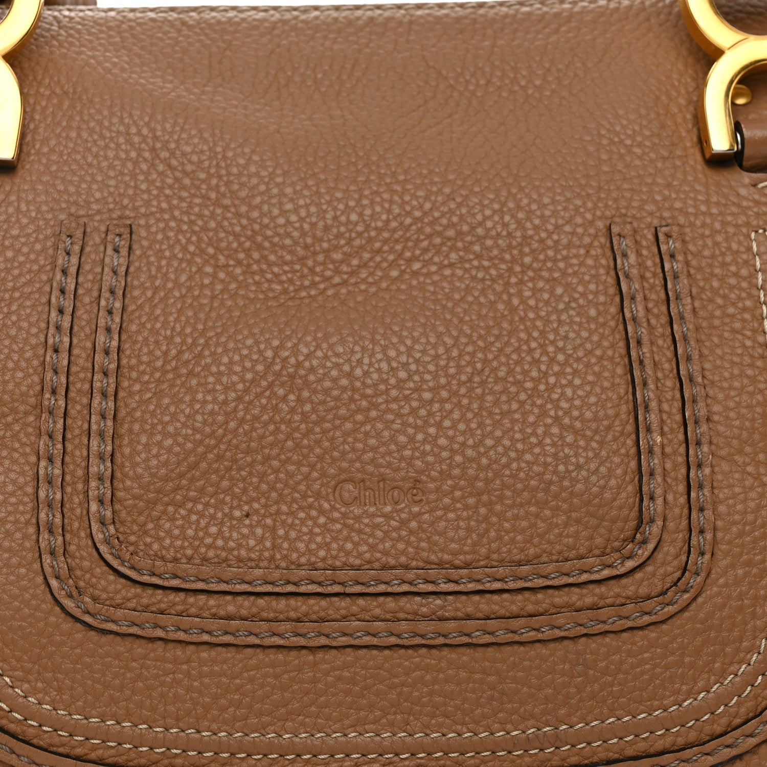 Chloe Calfskin Small Marcie Satchel Nut 8 of 10