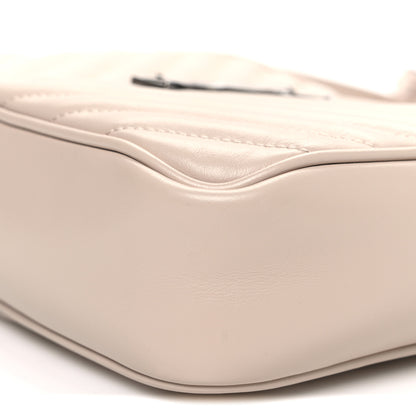 Saint Laurent Calfskin Matelasse Monogram Lou Camera Bag Marble Pink 10 of 11