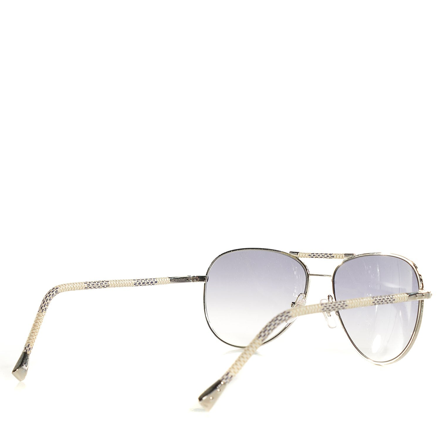 Louis Vuitton Damier Azur Conspiration Pilote Aviator Sunglasses Z0203U 2 of 6