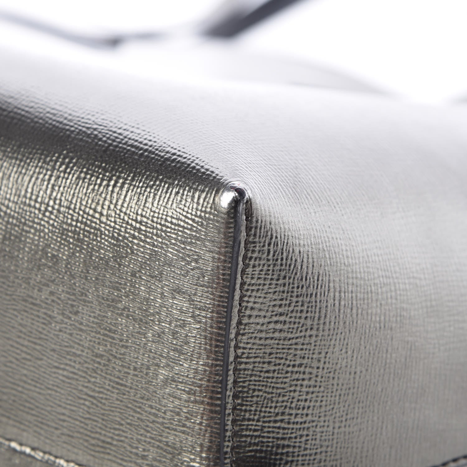 Tom Ford Laminated Calfskin Medium T Tote Anthracite 9 of 11