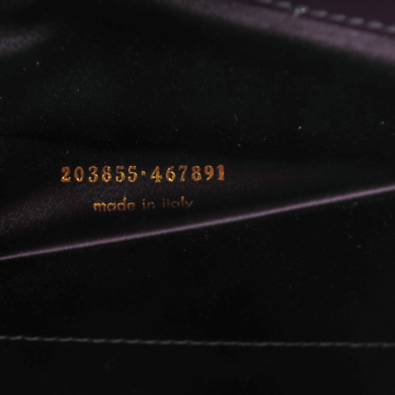 Saint Laurent Textured Patent Monogram Large Belle De Jour Clutch Purple 7 of 7