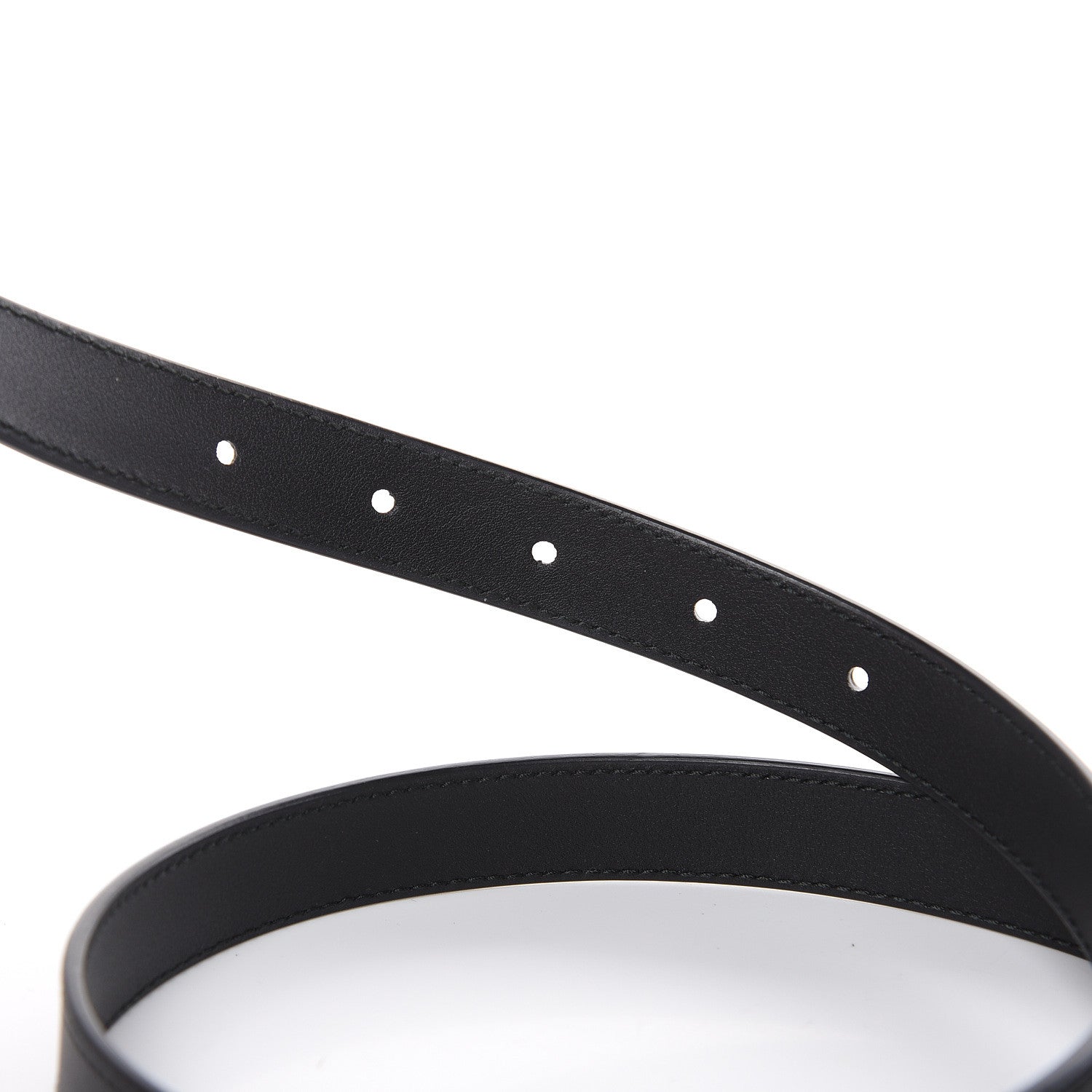 Gucci Calfskin Double G 20mm Belt 80 32 Black 4 of 7
