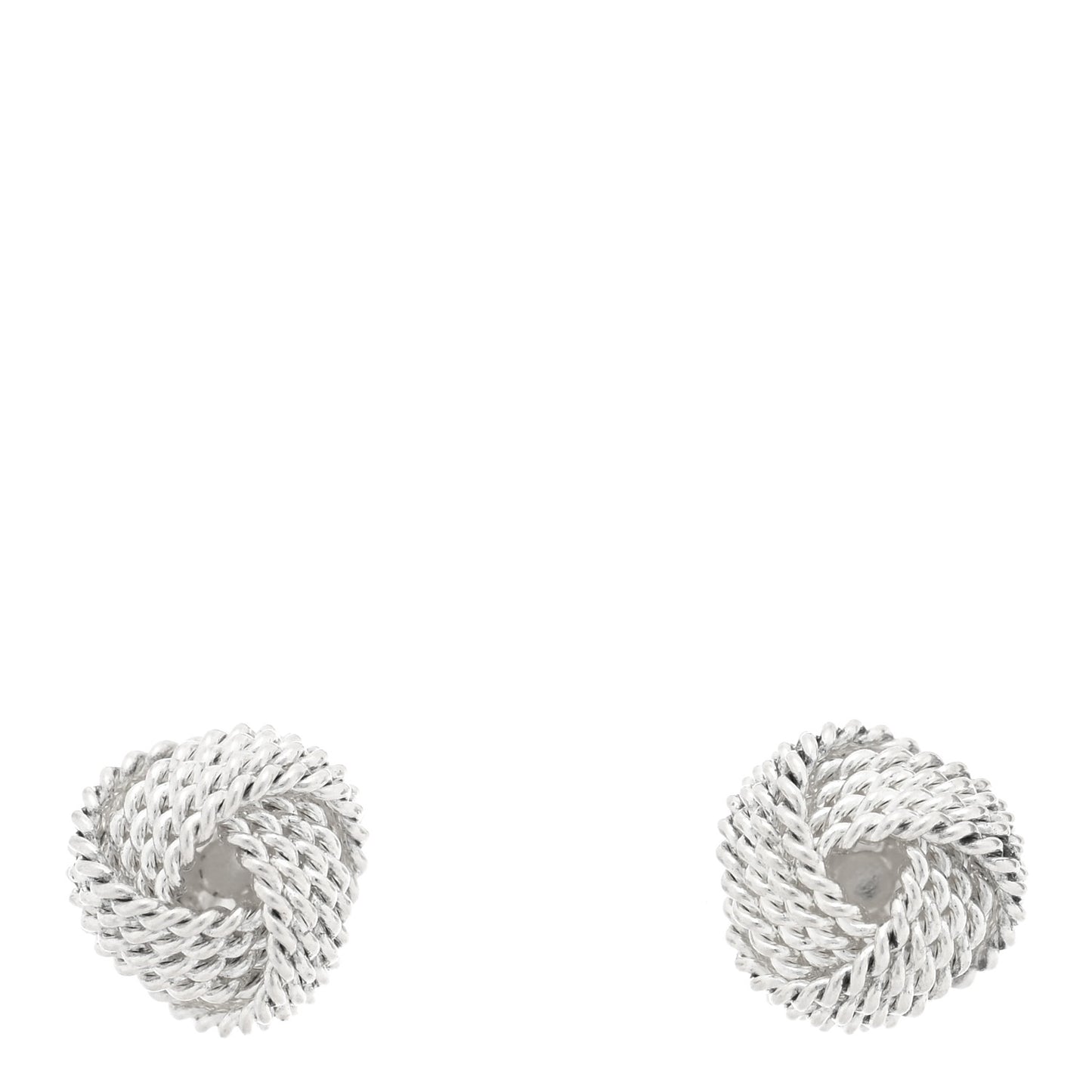 Sterling Silver Twist Knot Earrings