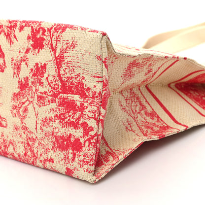 Christian Dior Straw Dioriviera Tote Pink 8 of 9