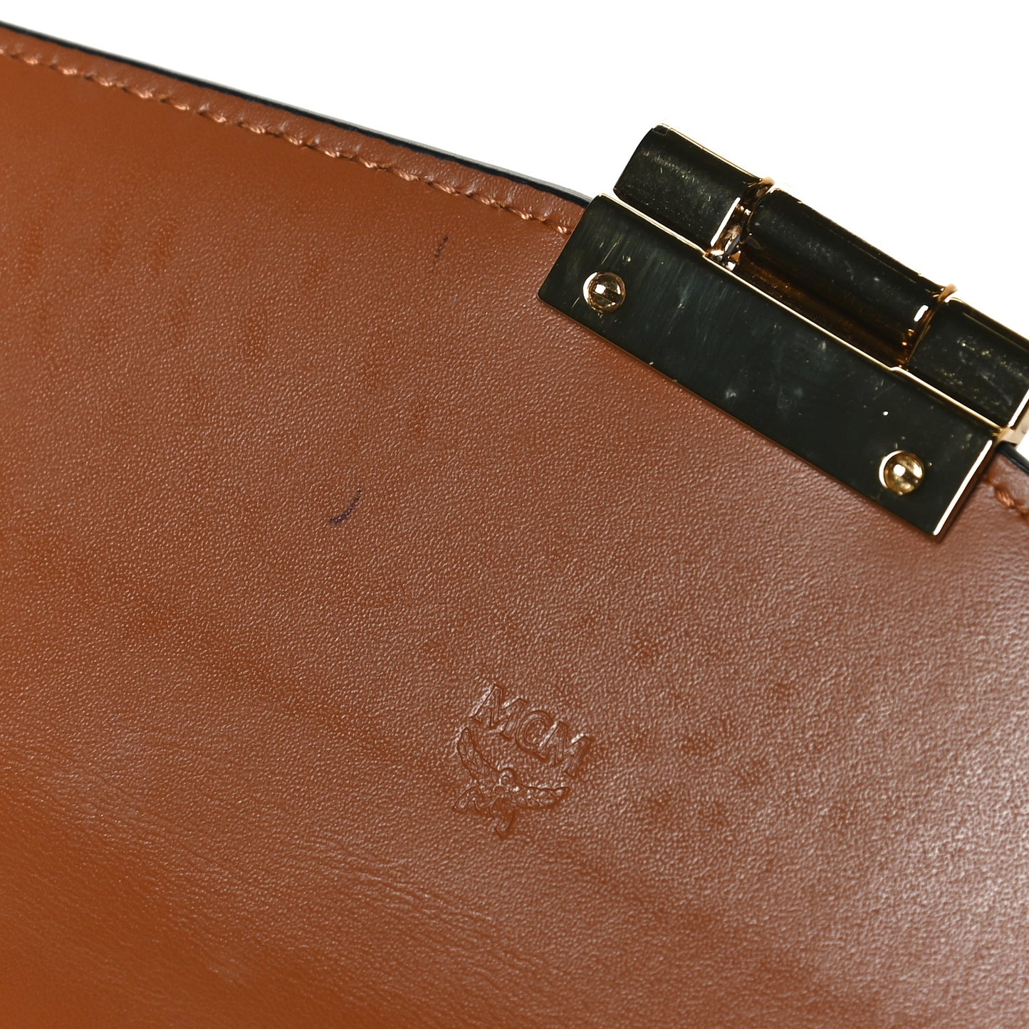 Visetos Large Patricia Wallet On Chain Cognac