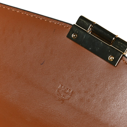 MCM Visetos Large Patricia Wallet On Chain Cognac 10 of 11