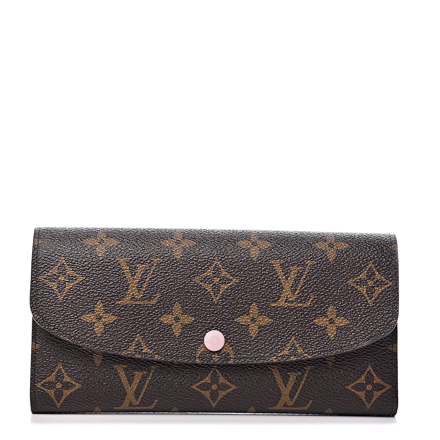 Monogram Emilie Wallet Rose Ballerine