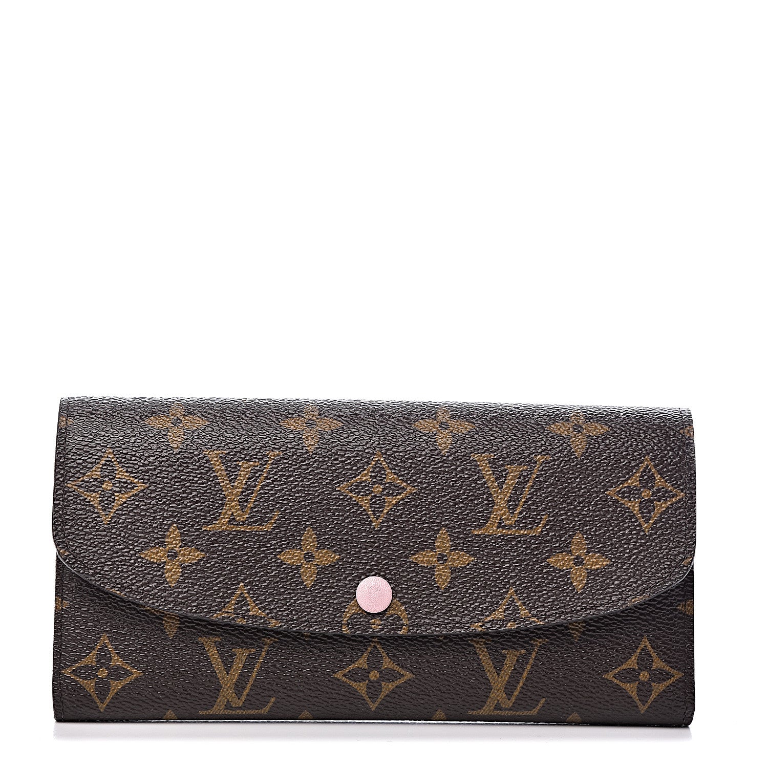 Louis Vuitton Monogram Emilie Wallet Rose Ballerine 1 of 9