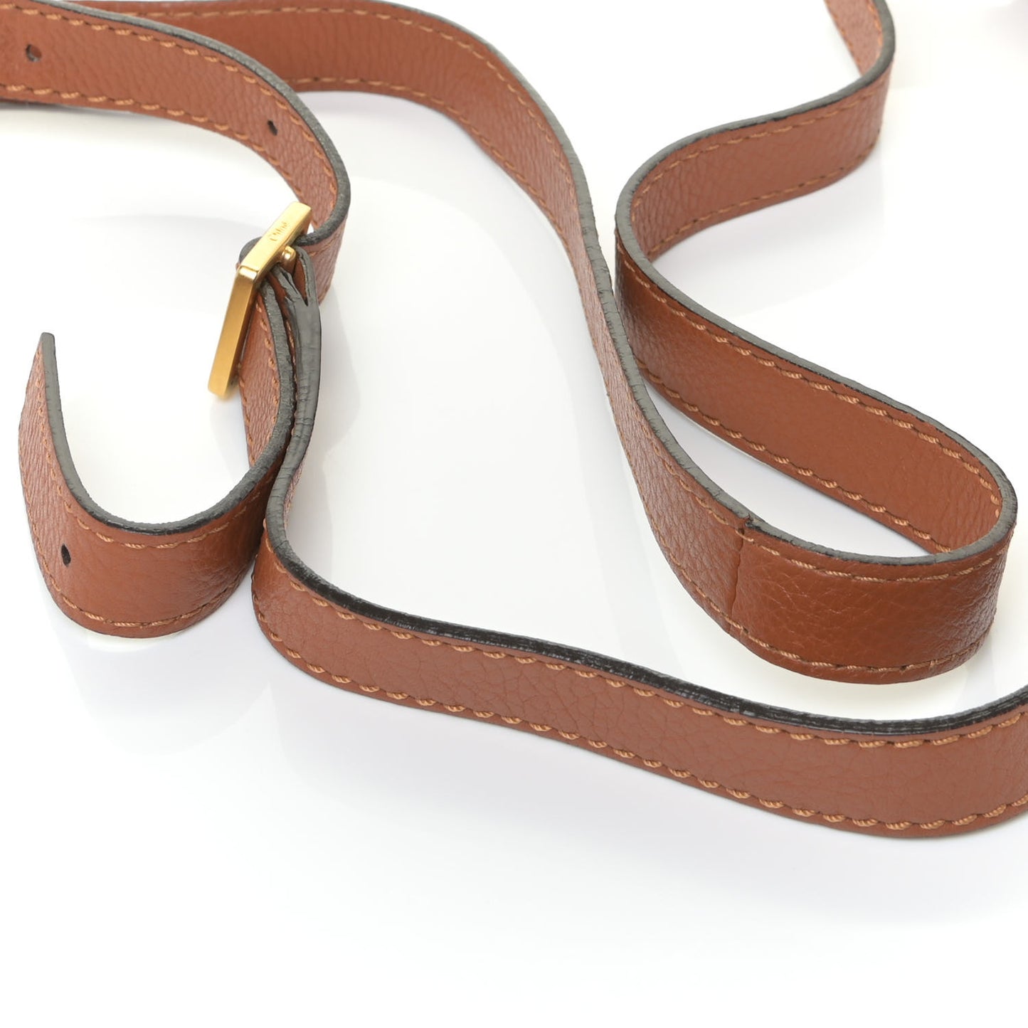 Calfskin Mini Marcie Round Crossbody Bag Tan
