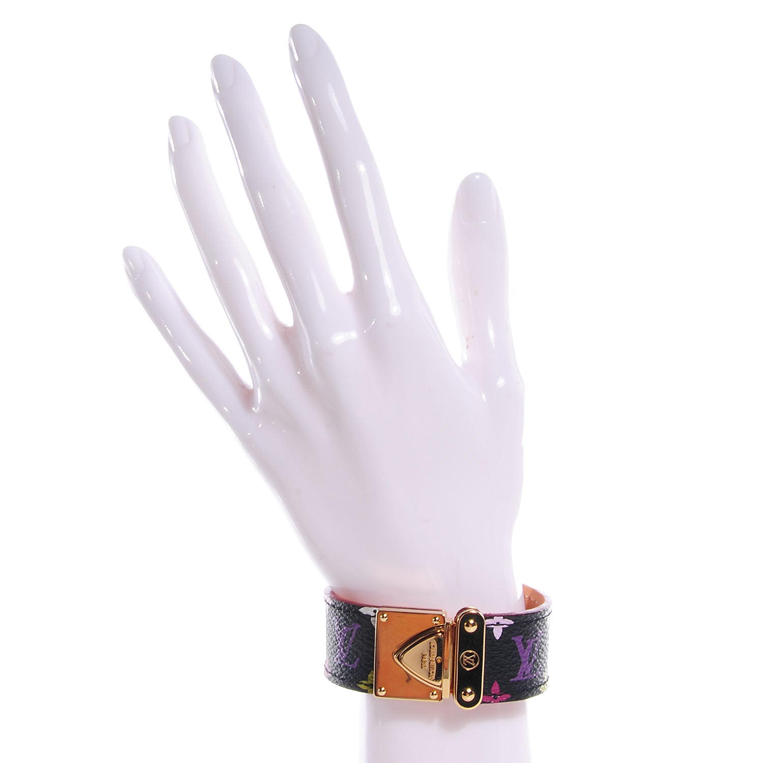 Louis Vuitton Monogram Multicolor Koala Bracelet S Black 2 of 6