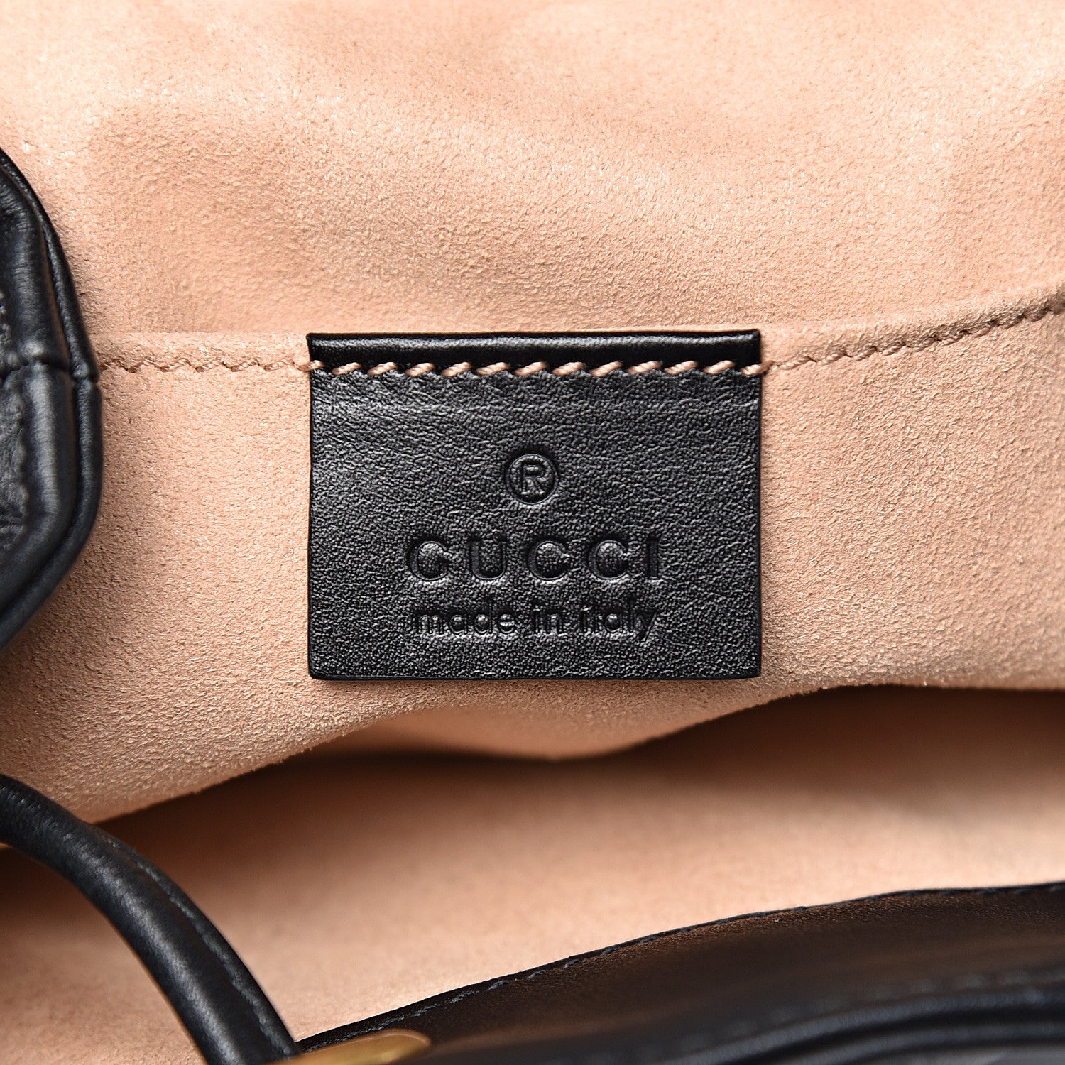 Gucci Calfskin Matelasse GG Marmont Flap Backpack Black 6 of 10