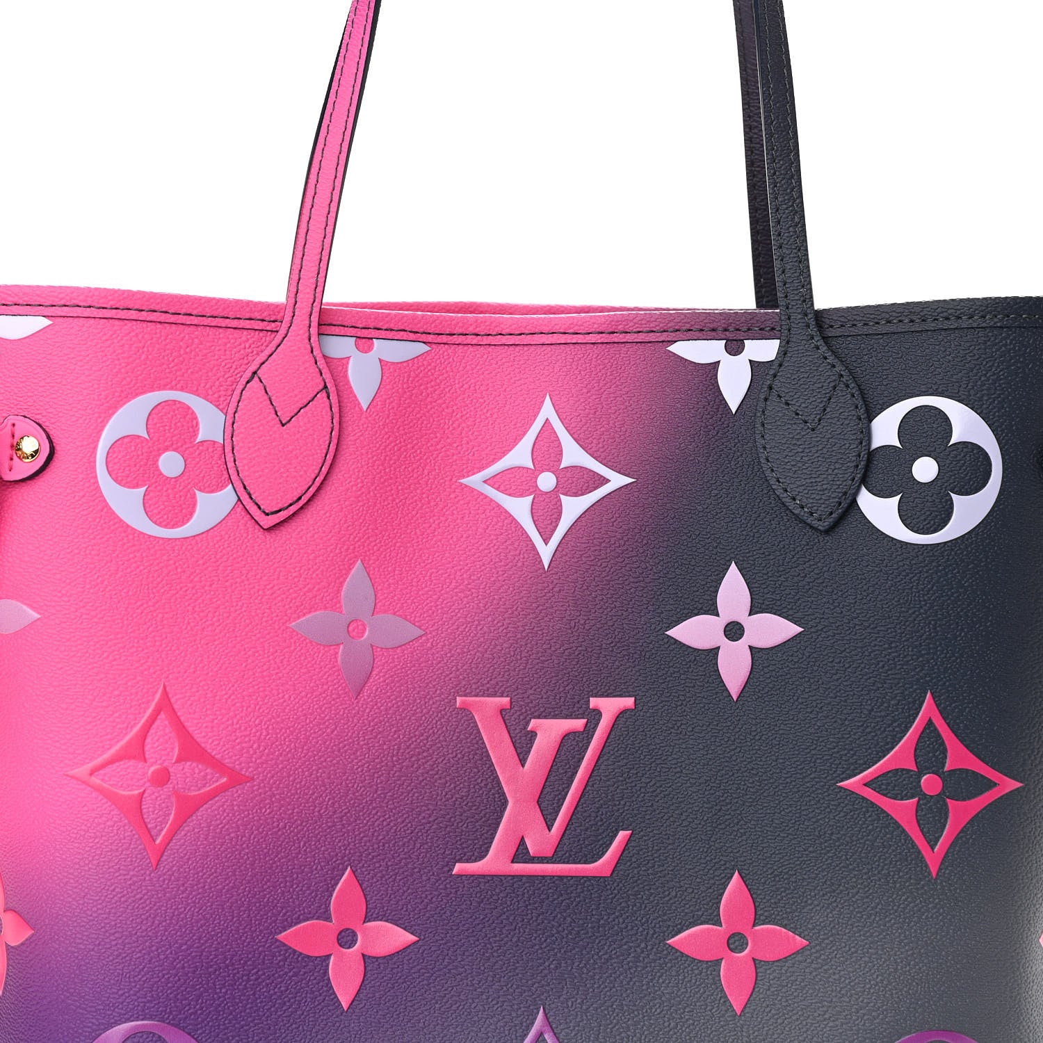 Louis Vuitton Monogram Giant Spring In The City Neverfull MM Midnight Fuchsia 7 of 10