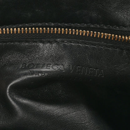 Bottega Veneta Grained Calfskin Maxi Intrecciato Cassette Crossbody Bag Black 6 of 9