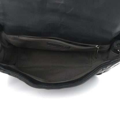 Chanel Iridescent Calfskin Glint Accordion Flap Black 5 of 17