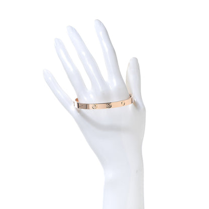 Cartier 18K Pink Gold LOVE Bracelet 18 2 of 6