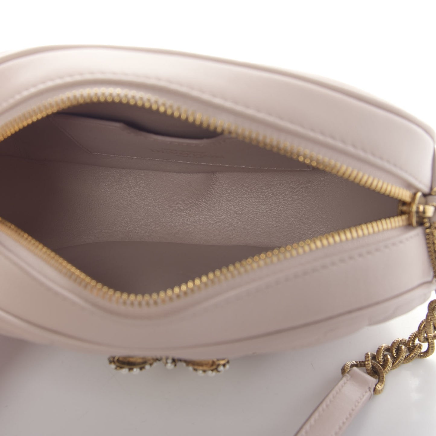 Calfskin Devotion Crossbody Bag Cipria