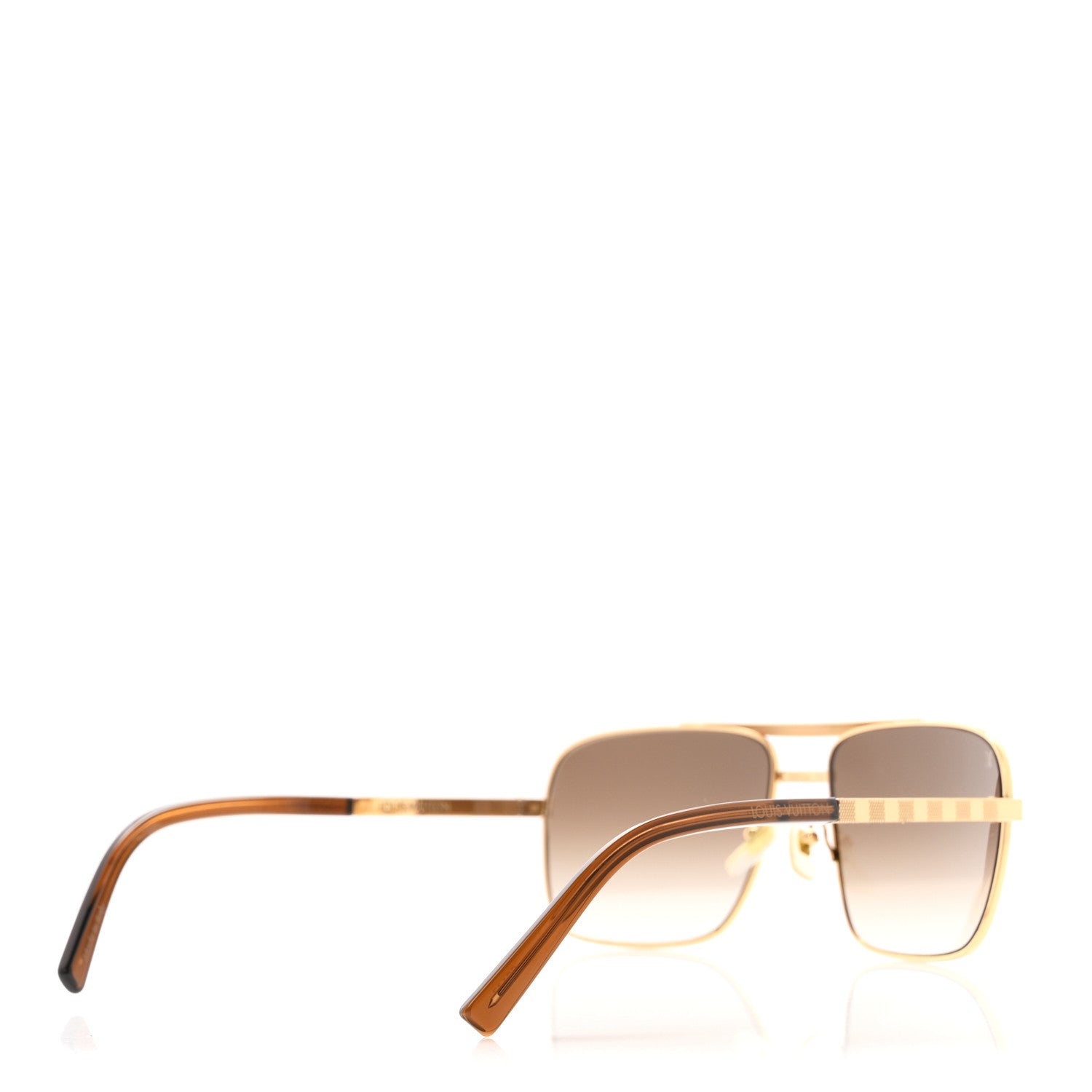 Louis Vuitton Attitude Sunglasses Z0259U Gold 4 of 8