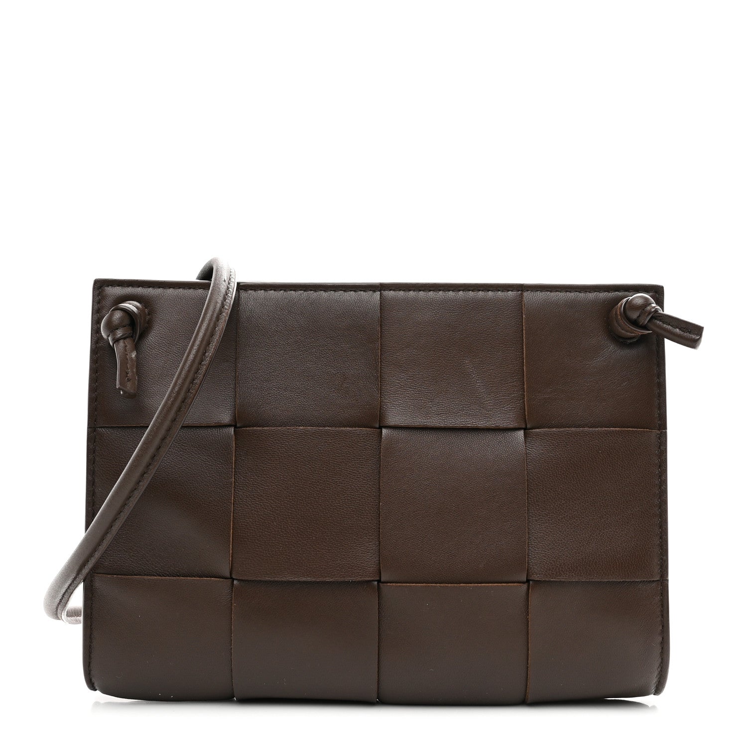 Bottega Veneta Lambskin Maxi Intrecciato Mini Cassette Crossbody