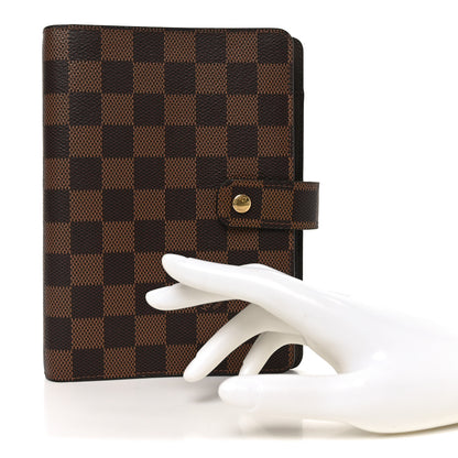Louis Vuitton Damier Ebene Medium Ring Agenda Cover 2 of 6