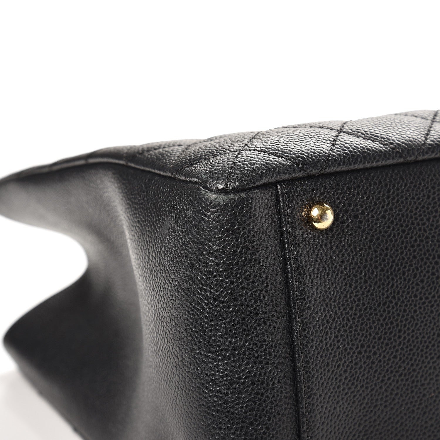 Chanel Caviar Quilted XL Grand Shopping Tote GST Black 8 of 11