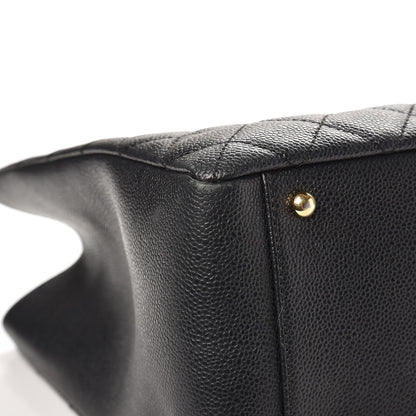 Chanel Caviar Quilted XL Grand Shopping Tote GST Black 8 of 11