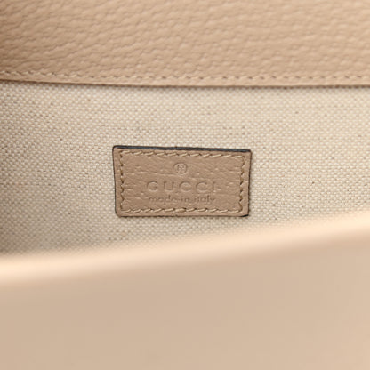 Gucci GG Supreme Monogram Textured Dollar Calfskin Small Rectangular Dionysus Shoulder Bag Beige Mystic White Oatmeal 6 of 10