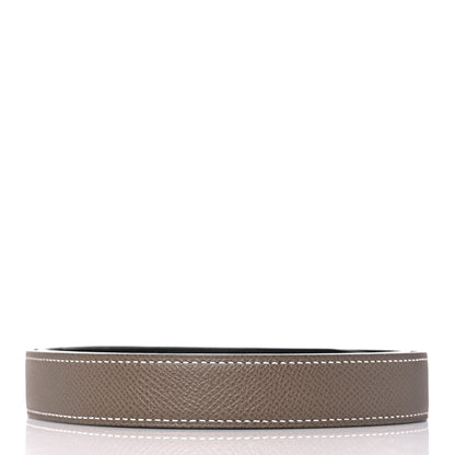 Hermes Swift Epsom 24mm Belt Strap 80 Black Etoupe 2 of 3