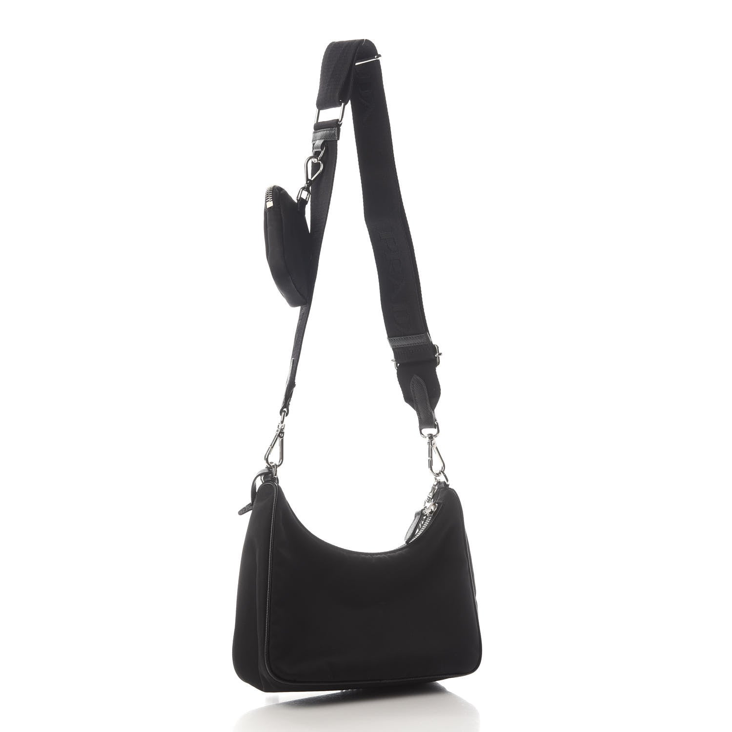 Prada Nylon Re-Edition 2005 Shoulder Bag Black 3 of 8