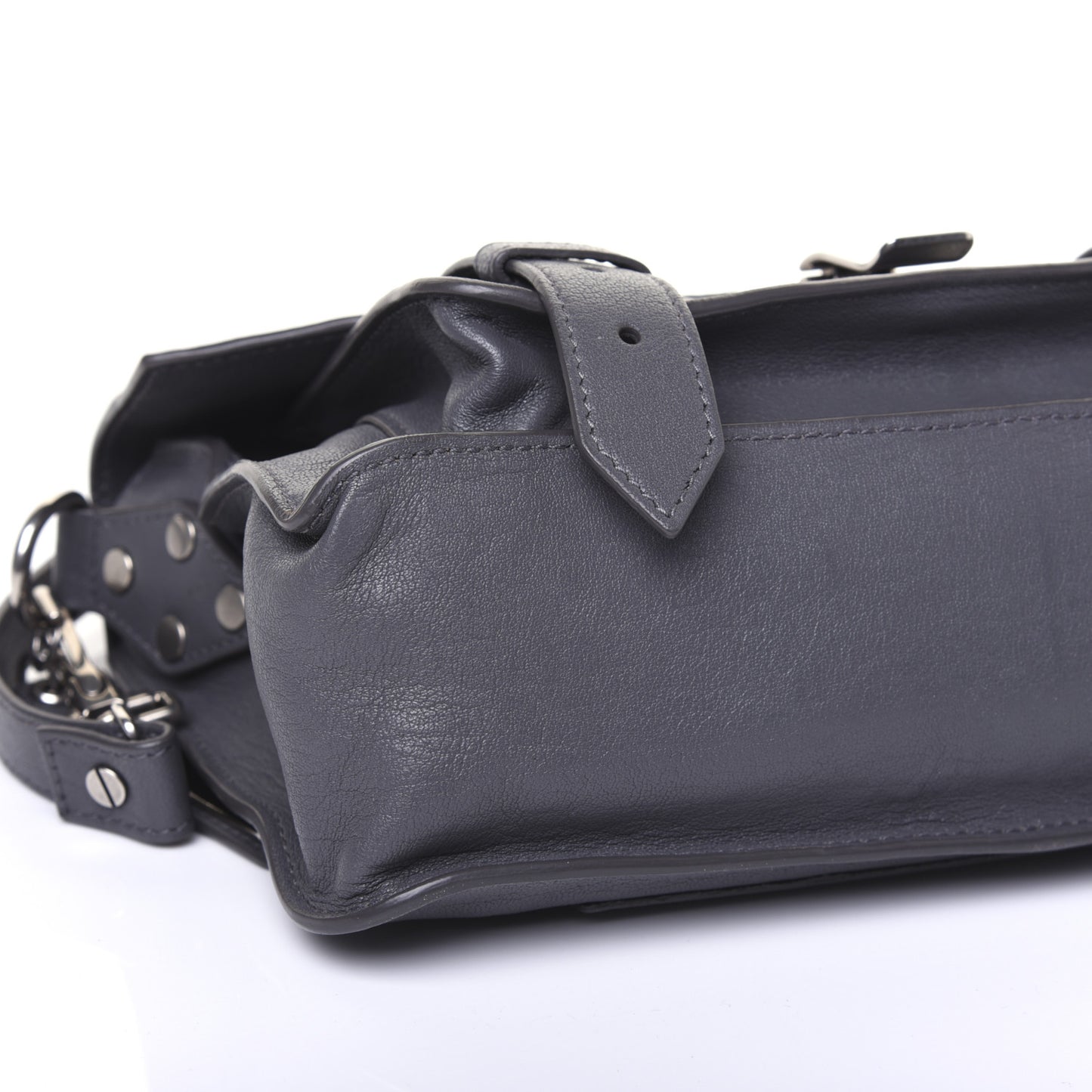 Lambskin Tiny PS1 Satchel Heather Grey