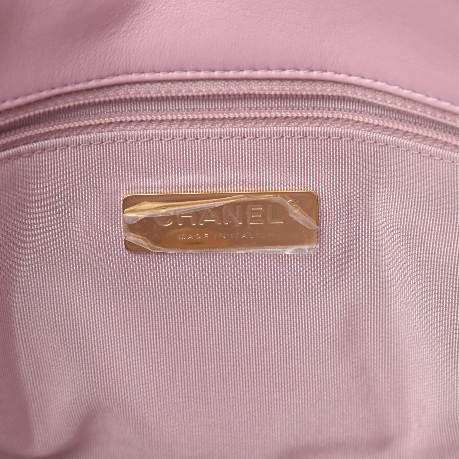 Chanel Lambskin Quilted Medium Chanel 19 Flap Light Pink 6 of 10