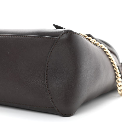 Chloe Calfskin Small Faye Day Shoulder Bag Carbon Brown 11 of 12
