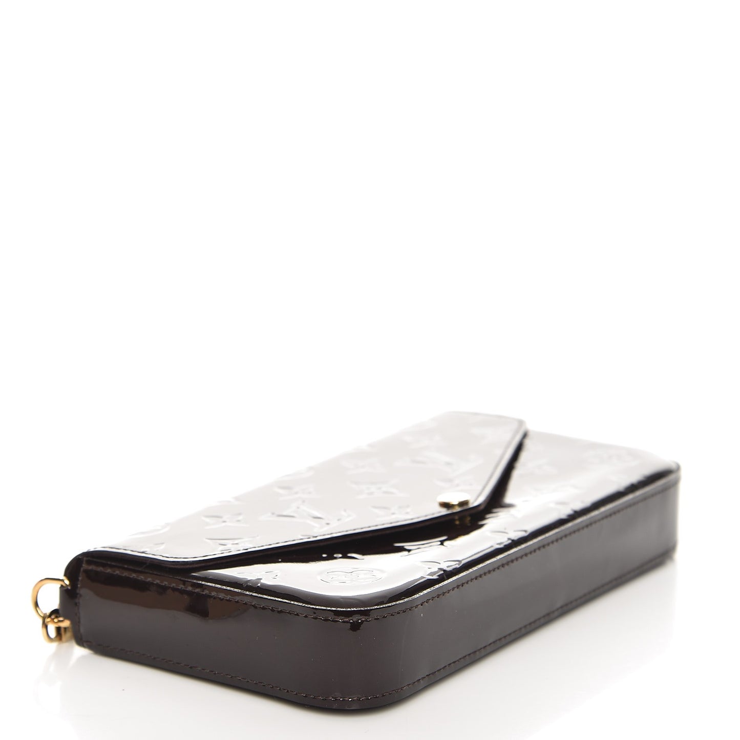 Vernis Pochette Felicie Chain Wallet Amarante