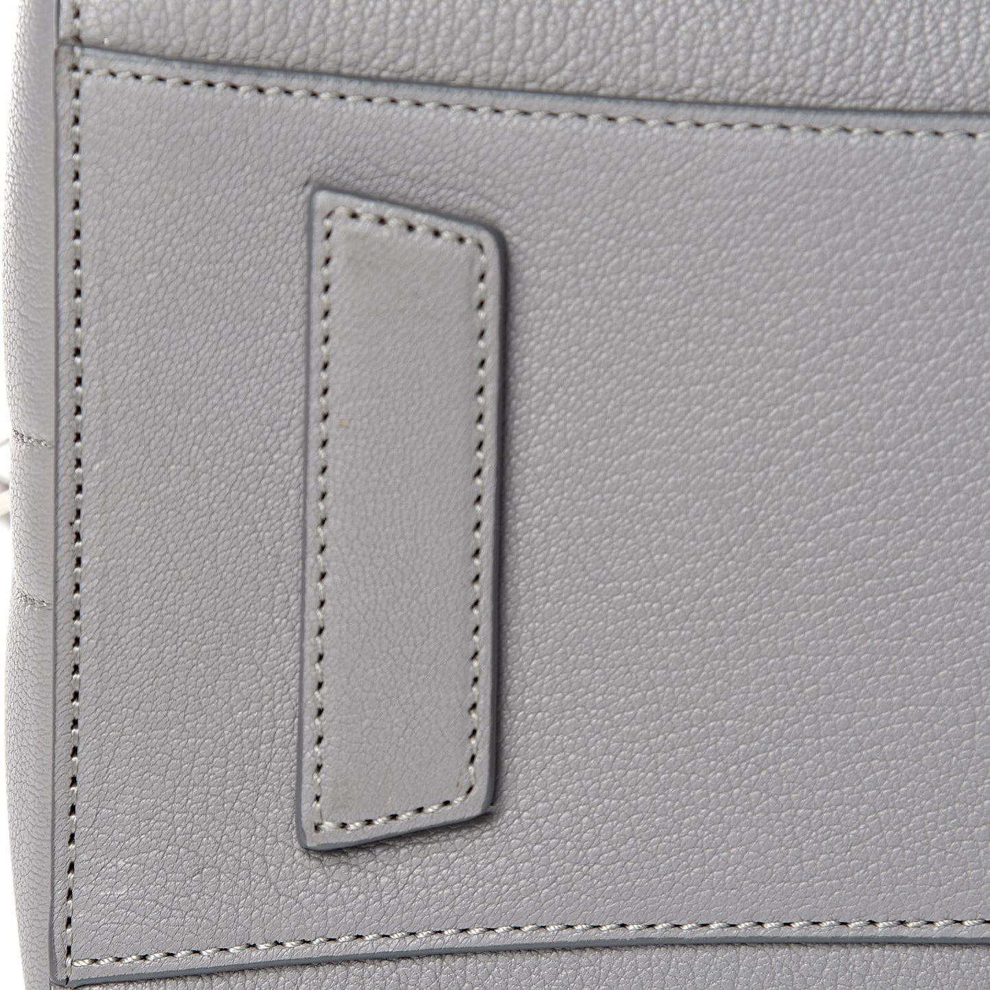 Sugar Goatskin Small Antigona Pearl Grey
