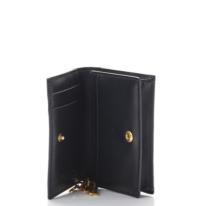 Christian Dior Lambskin Cannage Studded Lady Dior Card Holder Black 5 of 8