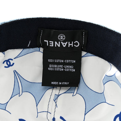 Chanel Denim Cap Hat Blue 8 of 8