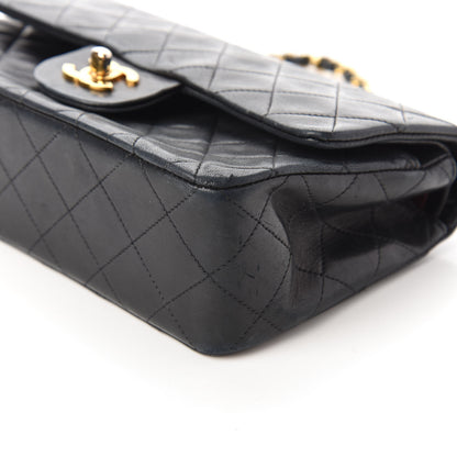 Chanel Lambskin Quilted Small Double Flap Black 8 of 11