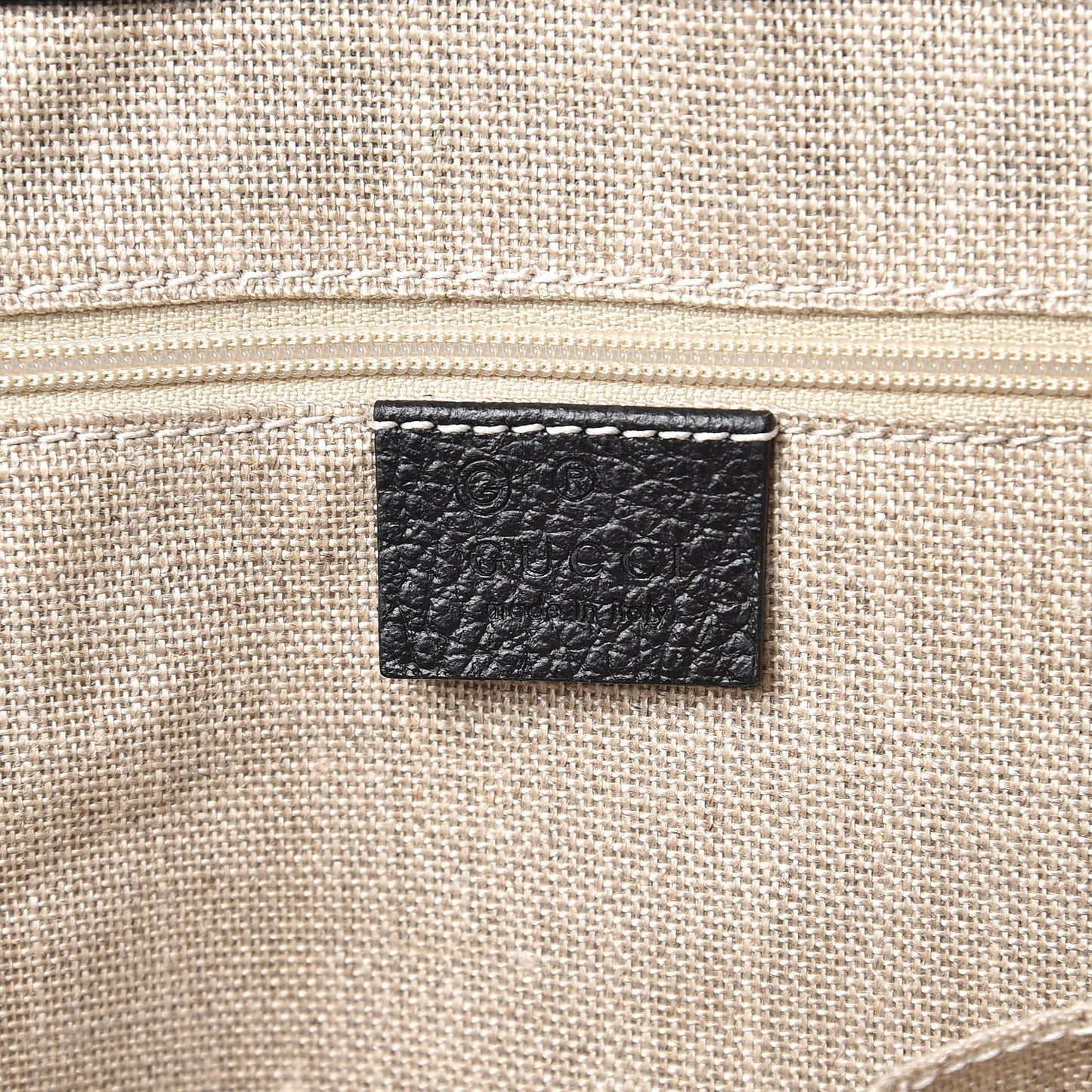 Dollar Calfskin GG Charm Satchel Black