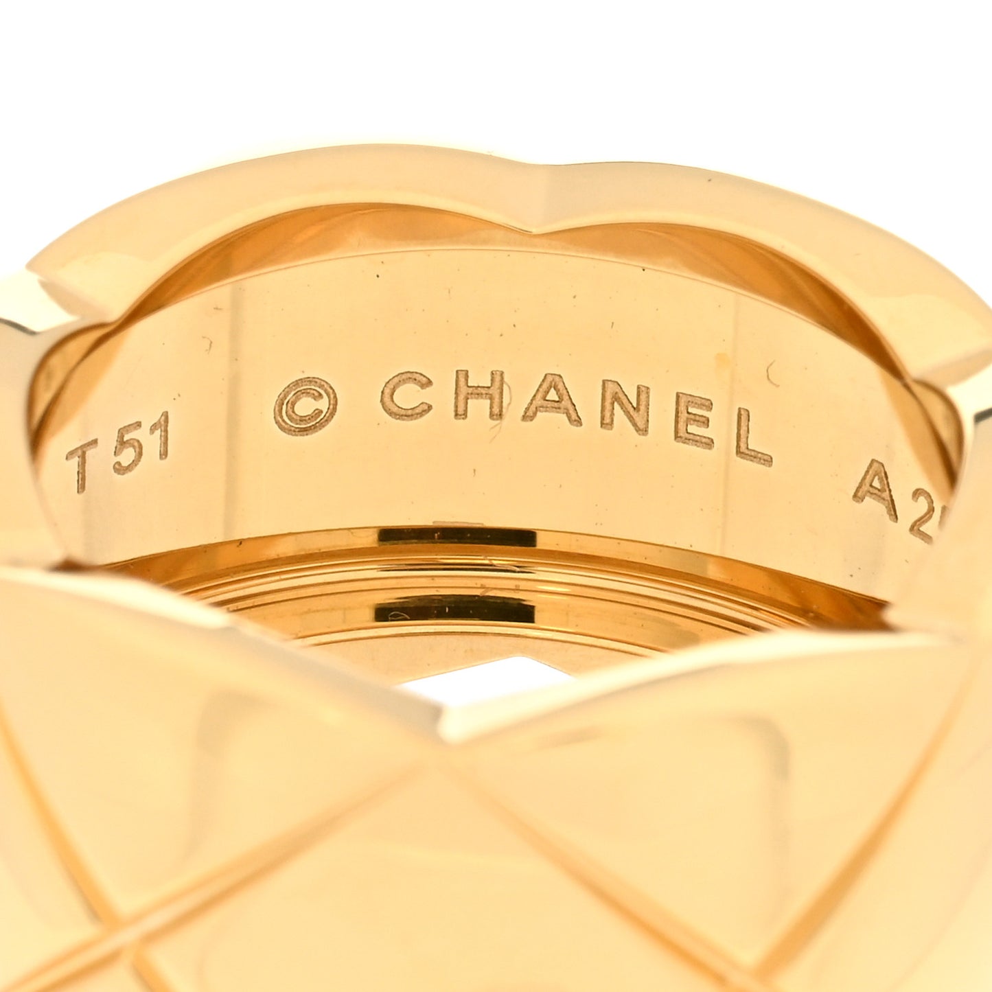 18K Yellow Gold Large Coco Crush Ring 52 6