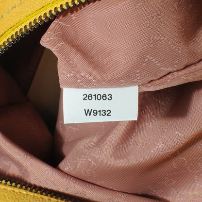 Stella McCartney Faux Leather Shaggy Deer Small Falabella Yellow 6 of 7