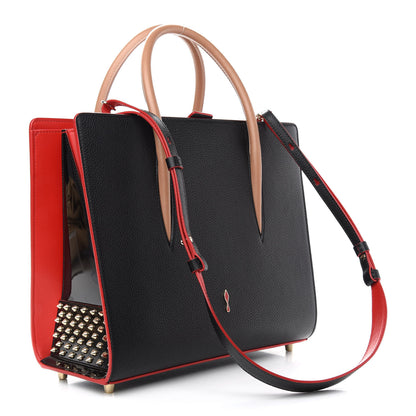 Christian Louboutin Calfskin Spikes Medium Loubinthesky Paloma Black Multimetal 3 of 10