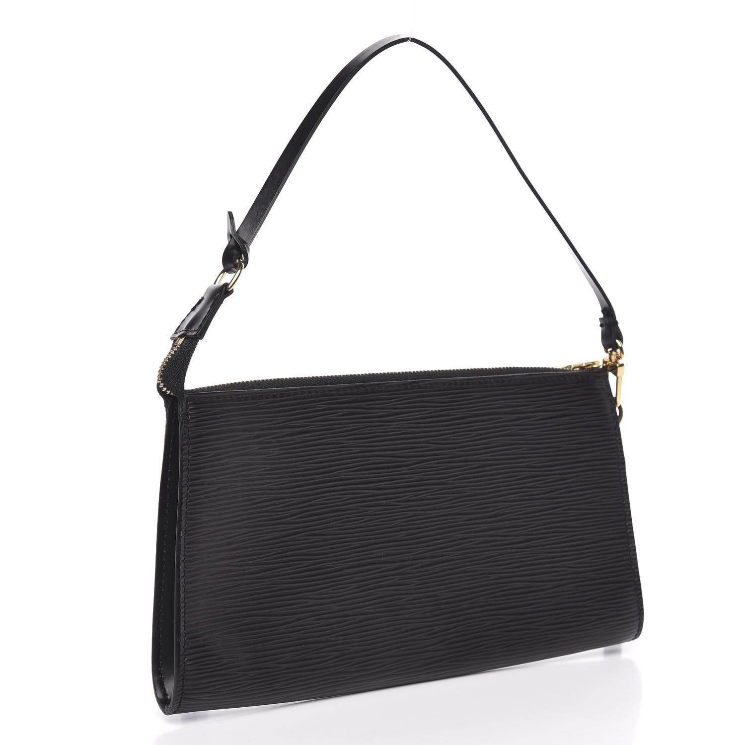 Louis Vuitton Epi Pochette Accessories 24 Black 3 of 8