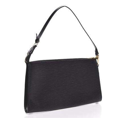 Louis Vuitton Epi Pochette Accessories 24 Black 3 of 8