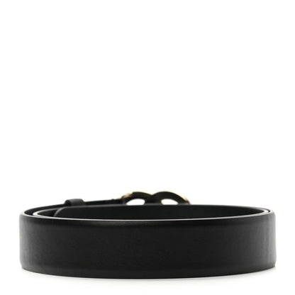 Chanel Calfskin Crystal Metal Quilted CC Belt 80 32 Black 2 of 8