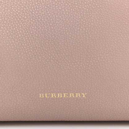 Burberry Grainy Calfskin House Check Small Banner Tote Nude Blush 8 of 15