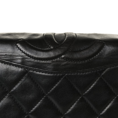 Chanel Lambskin Quilted CC Small Single Flap Black 10 of 16