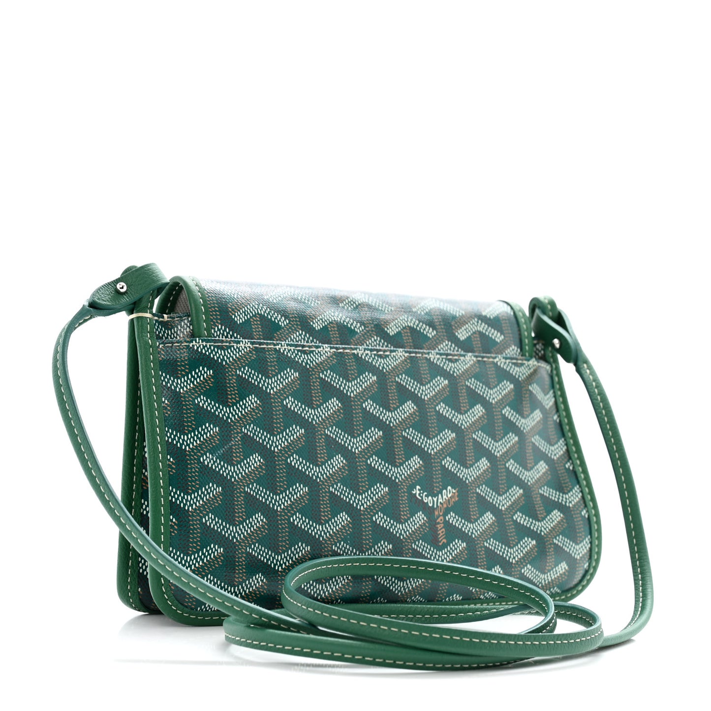 Goyardine Plumet Wallet Clutch Green