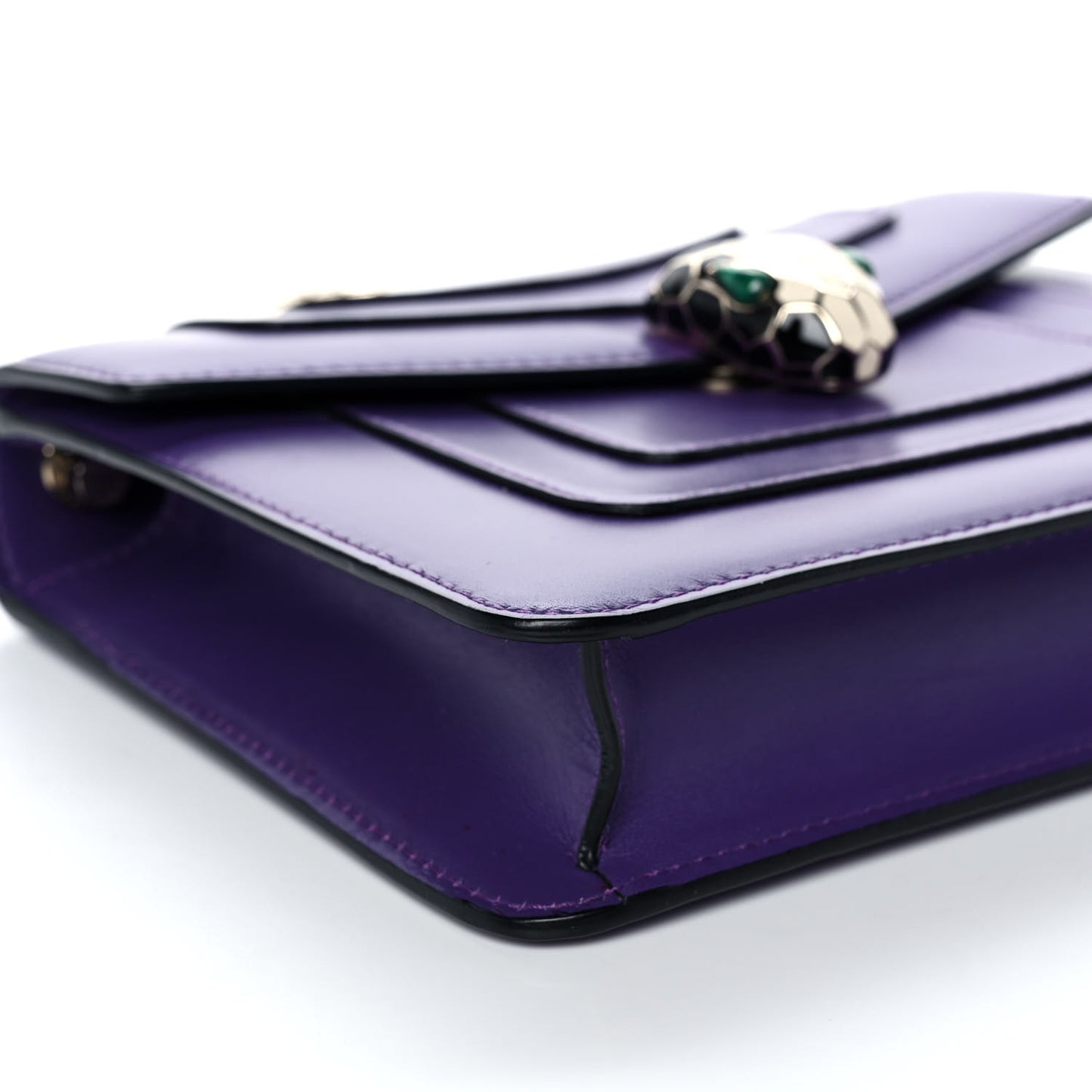 Calfskin Serpenti Forever Crossbody Bag Amethyst