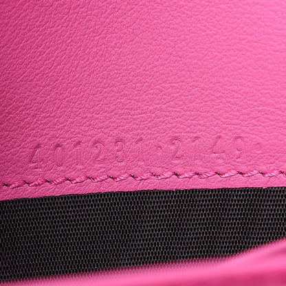Gucci Suede Mini Dionysus Chain Wallet Pink Tropical Flower 6 of 11