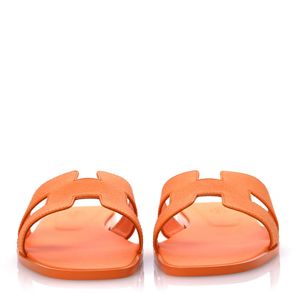 Hermes Epsom Oran Sandals 41 Orange Sunset 3 of 11