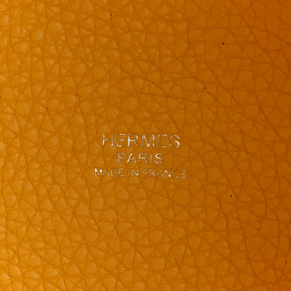 Hermes Taurillon Clemence Picotin Lock 18 PM Jaune De Naples 6 of 11
